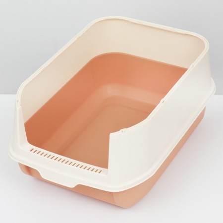 The toilet is closed with a folding top of 36 x 51 x 34 cm, orange-4
