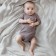 Body with a short sleeve "Basic", height 62 cm, brown color