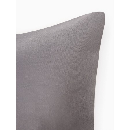 A set of pillowcases "Ethel" 70x70 cm - 2 pcs, gray, 100% cotton, maco -satin-1