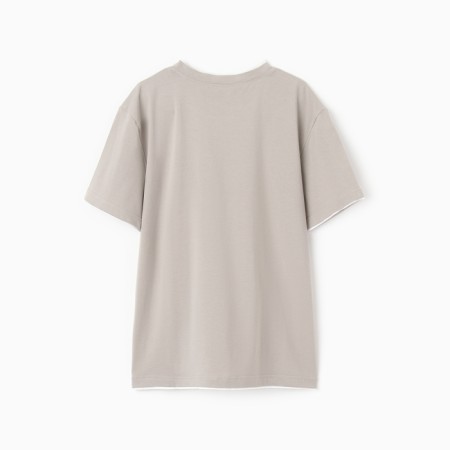 T -shirt male, gray color, size 52-3