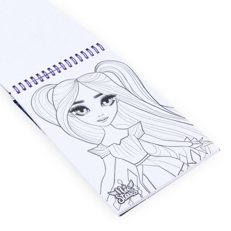 Notepad for the creativity of Neo Stars with stickers and translated tattoos "Mars"-3