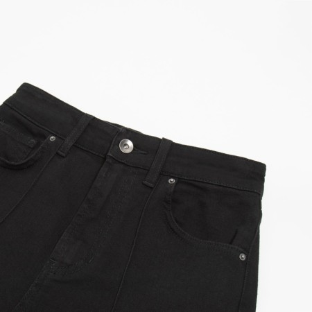Women's jeans with an arrow Minaku Black color, size 48-10