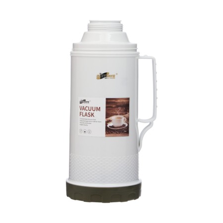 Thermos 1.8 l, with a glass flask, retains heat 12 hours, with a mug, green-2