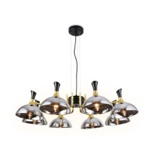 Ambrella Light Traditional, 8x40W E27 chandelier, Black gold color