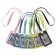 Badge vertical 54 x 85 mm, erichkrause silicone case, silicone tape, mix