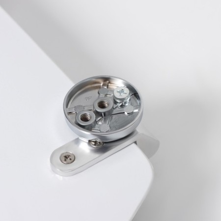 Toilet seat, 45 × 35 × 5 cm, white color-3