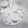 Snowman Snowman Metal for one candle, 7.5x10.7x15 cm, chrome