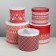A set of gift boxes 5 in 1 “Scandinavian patterns”, 13 x 14–19.5 x 22 cm, New Year
