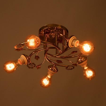 Bell chandelier BP 5x40W E27 Gold Model: 2612356-2