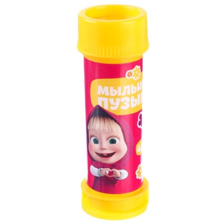 Soap bubbles, (set of 15 pieces) Masha and the bear, 45 ml-1