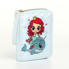 Lightning wallet, blue color