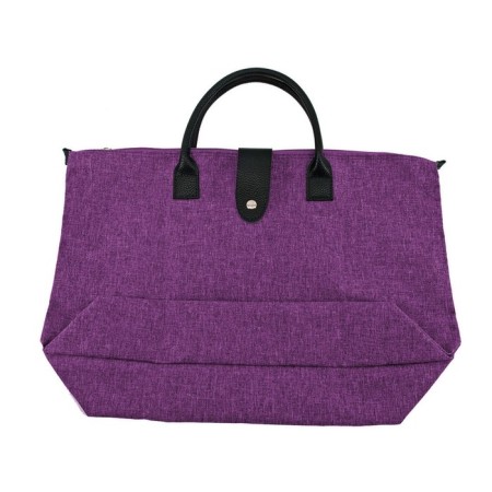 Household bag, textiles, purple, 47x33x14 cm-1