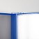 Wall cross -cutting system, 10 frames with a tread, Dataframe, blue color