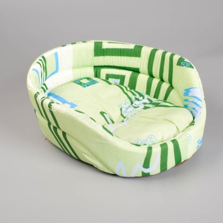 Ovalnoye lying with a side, 38 x 25 x 14 cm, mix of flowers-8