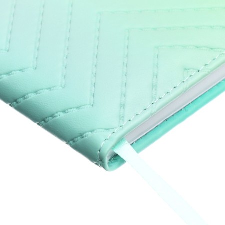 PROVING NACKEND, 80 sheets, 100 x 170mm, Devente.elizabeth, solid cover of leatherette with foam, Slocation, Block 70, Green-3