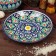 Largan Rishtan ceramics "Patterns", 25 cm, blue