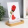 Photo frame 13x18 cm with backlight "Glass Transparent pebbles" USB 16x9x20 cm