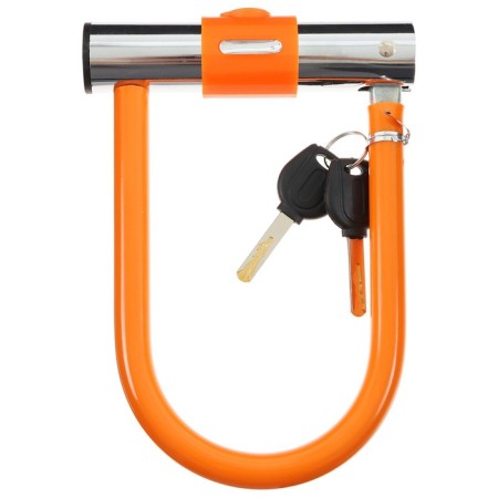 Dream Bike bicycle castle, U-shaped, 130x195 mm, Orange color-1