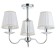 Avtal chandelier 3xe14 40W chrome 58x58x80 cm Bayerlux
