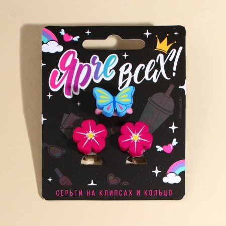 Clips set and the ring of "brighter than all" 6 x 9 cm-1