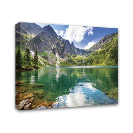 Picture on the subframe "Mountain Lake" 40*50 cm-1