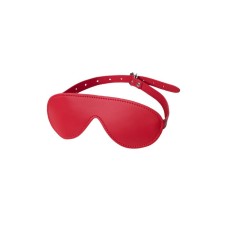 Mask Anonymo, Pu leather, 65 cm, red color