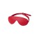 Mask Anonymo, Pu leather, 65 cm, red color