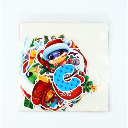 Girland on the eyelets "Happy New Year!", Snakes, DL. 150 cm-5