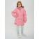 Winter park for a girl, height 128 cm, pink color
