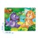 Puzzle "Funny dinosaurics", 24 elements
