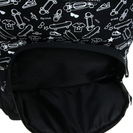 School backpack Bruno VisConti, 40 x 30 x 19 cm, ergonomic back, "Sport Pattern. Skate"-11