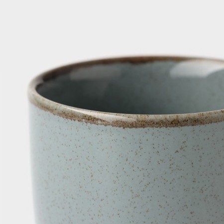 Pearl mug, 350 ml, blue color, porcelain-2