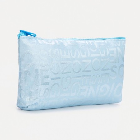 Cosmetic bag, lightning department, blue color
