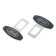 Nova Bright, metallic, set 2 pcs