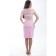 Female skirt, size 46, pink color