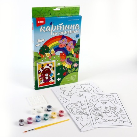 Picture on numbers for kids "Funny pictures" "Mishkin Joy"