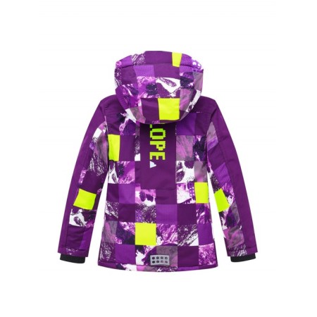 Ski costume for a girl, height 140 cm, purple color-2