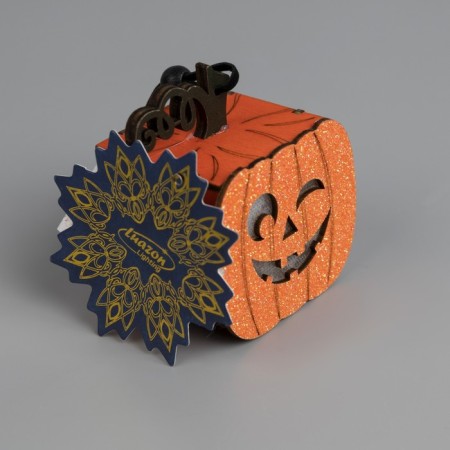 LED suspension "Jack Lantern" 8 × 5.5 × 5 cm, plastic, batteries LR1130x3, glow warm white-3