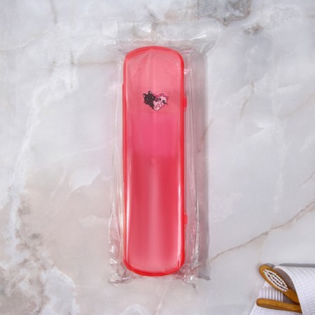 Case for toothbrushes and pasta, pink, 21 x 5.5 cm-4