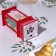 LED figure "Red Lantern with a bear cub" 5 × 12 × 5 cm, plastic, AG13x3 batteries, glow warm white