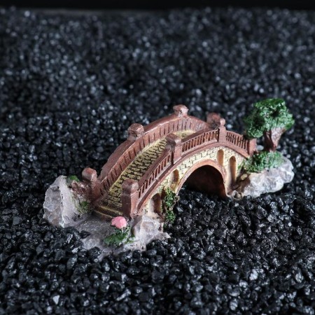 Decor for the Aquarium "Bridge", 15.5 x 6 x 5 cm-2