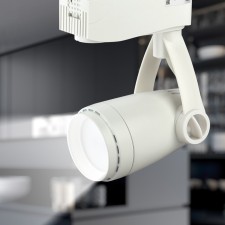 Трековый светильник однофазный TR12-GU10 WH под лампу MR16 белый