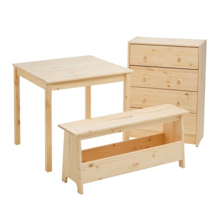 Children's chair Svala, 27x57x29, Massive Pine-7