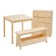 Children's chair Svala, 27x57x29, Massive Pine