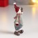 Polystone souvenir "Snowman in a knitted outfit and cap" MIX 9.3x4.3x2.5 cm