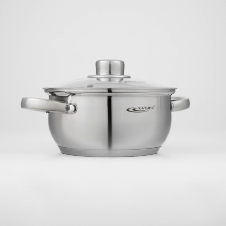Gretta pan set, 3 subjects: pots 2.2 l, 4.2 l, bucket 1.6 l, capsule, induction-3