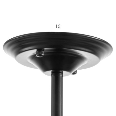Ortiko chandelier 8he27 40w Black 80x80x25cm Bayerlux-6