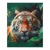 Notebook of 48 sheets in the cage "Wild nature", cover coated cardboard, block No. 2 (gray sheets), mix