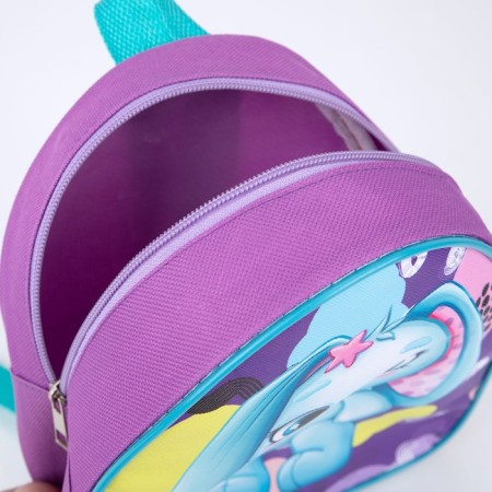 Baby backpack for the girl "Bunny", 23x20.5 cm, lightning department-4