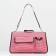 Bag - carrying for animals "strips" with organizer, pink, size M, 40 x 26 x 20 cm